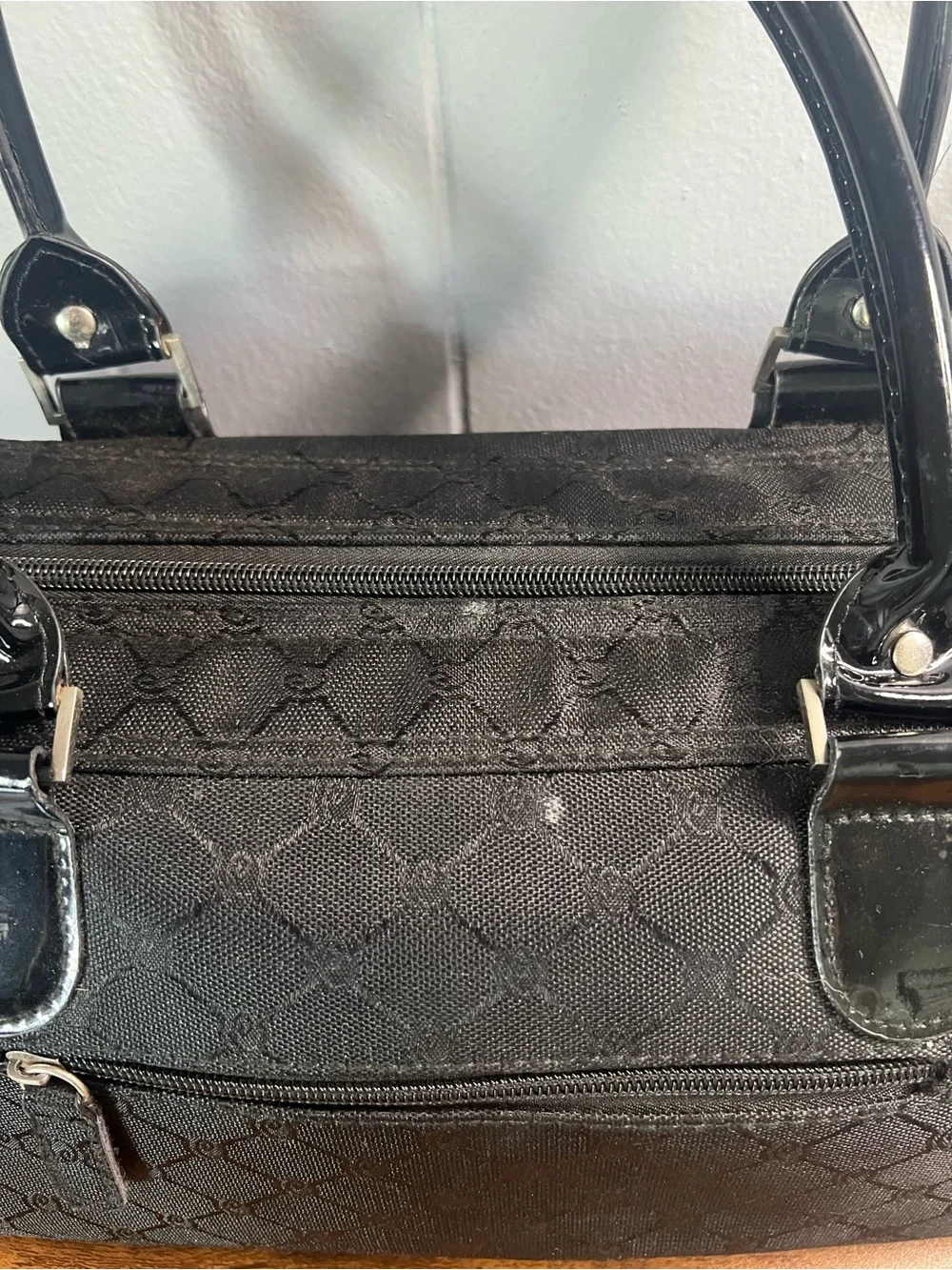 Caboodles black quilted